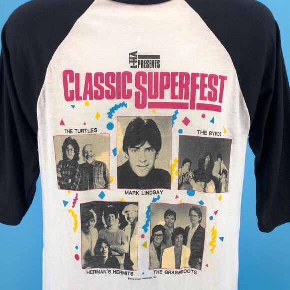 1987 VH1 Classic Superfest tshirt 80s 1980s vintage - Picture 2 of 7